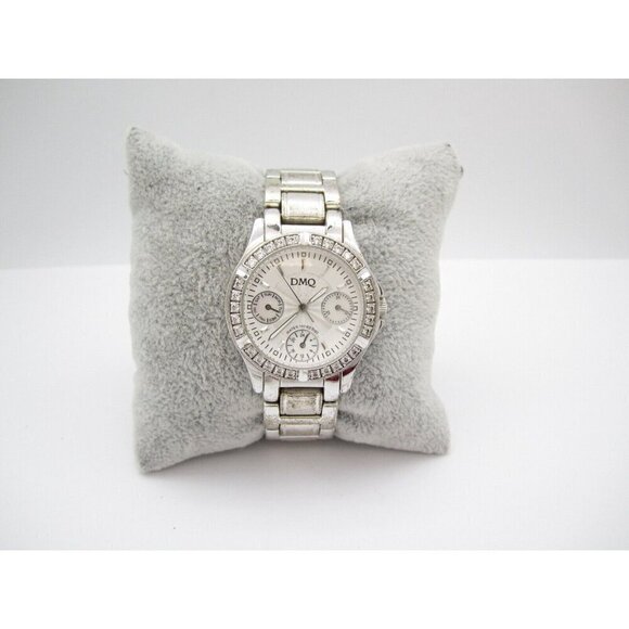 Women DMQ Crystal Quartz 100ft WR Analog 30mm Round Watch (H217) \